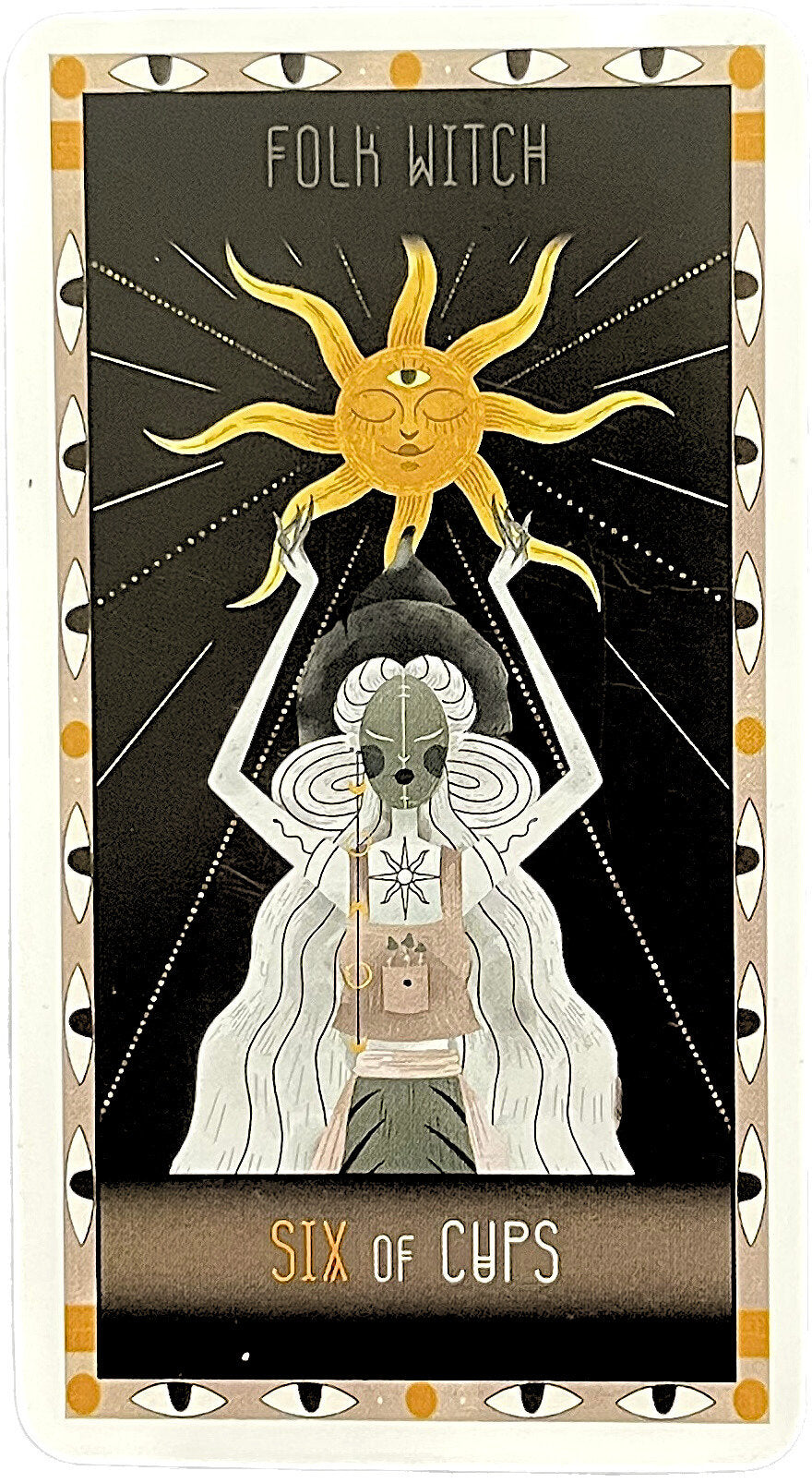 Witch Folk Tarot Deck Indie Occult Cards, Rider Waite Tarot With Guidebook Beginner Vintage Oracle Divination Tool, Nature Witchcraft Spirit