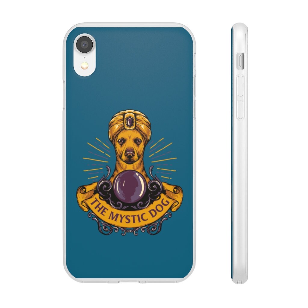 Contemporary Tarot Flexi Phone Case of The Mystic Dog Logo