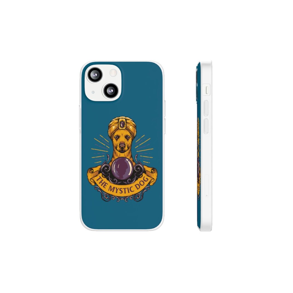 Contemporary Tarot Flexi Phone Case of The Mystic Dog Logo