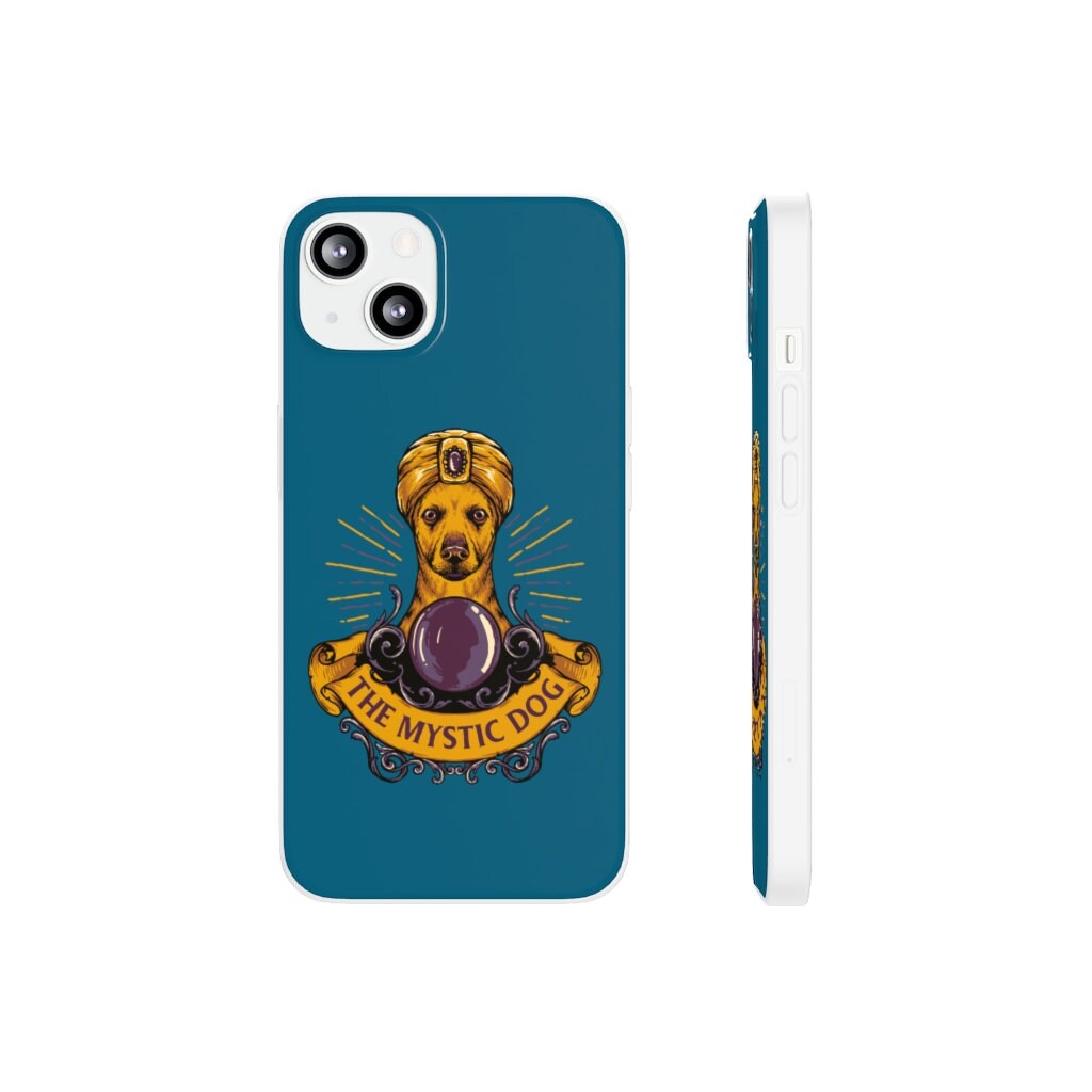 Contemporary Tarot Flexi Phone Case of The Mystic Dog Logo