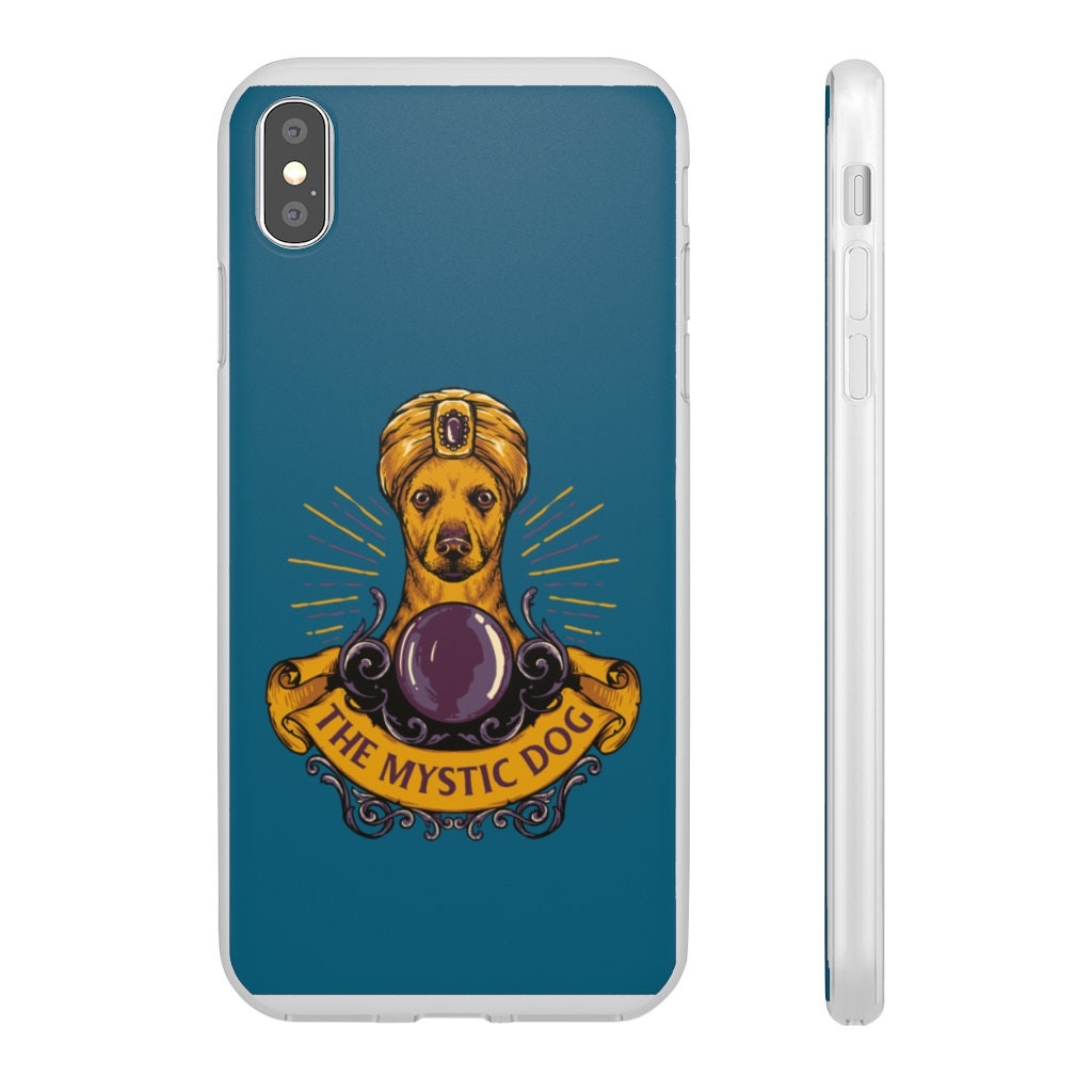 Contemporary Tarot Flexi Phone Case of The Mystic Dog Logo