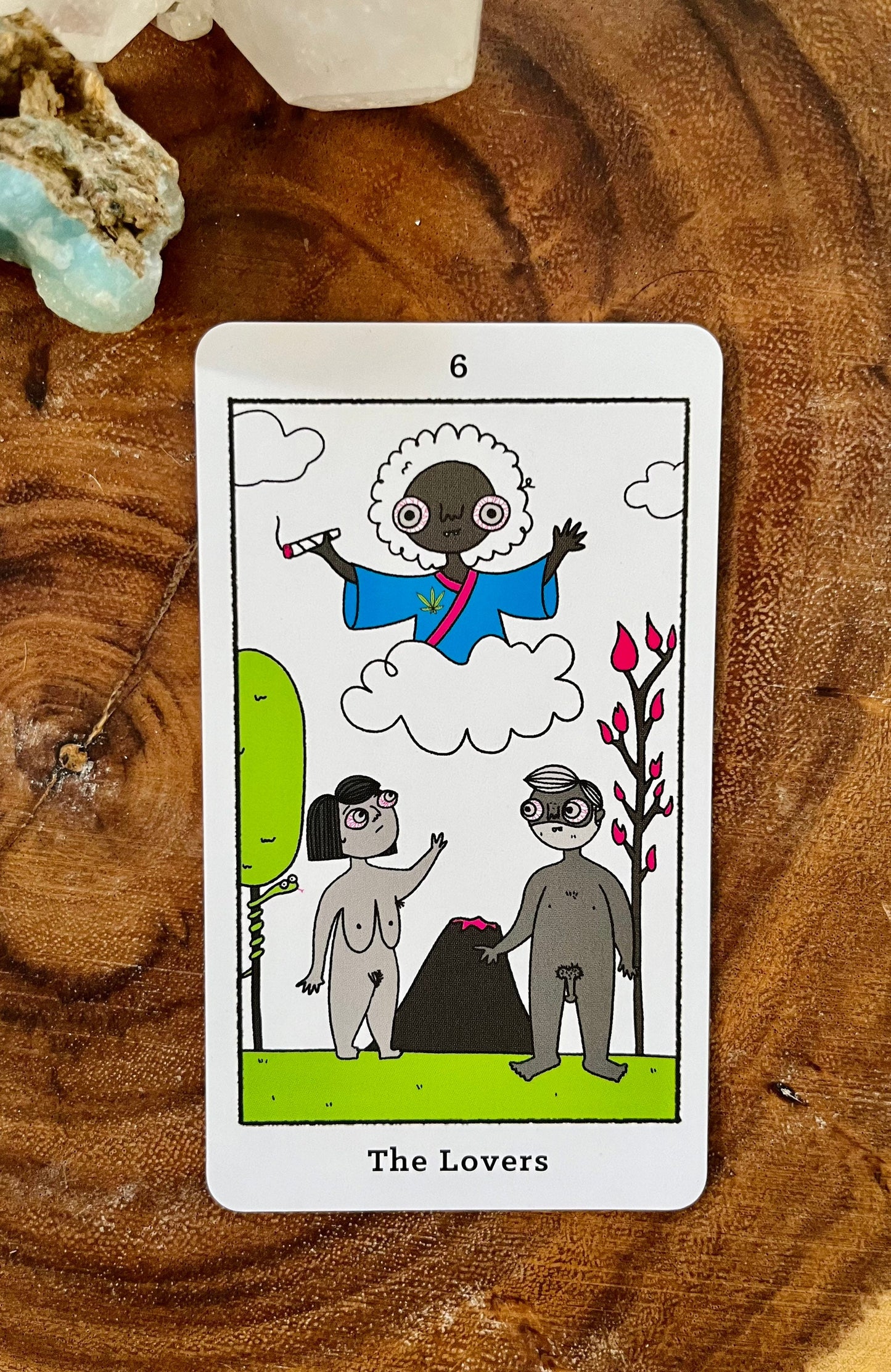 Four Twenty Tarot Card Deck, Oracle Divination Tool, Stoner Marijuana Weed Lover Occult Cards Beginner Rider Waite Tarot Guidebook.
